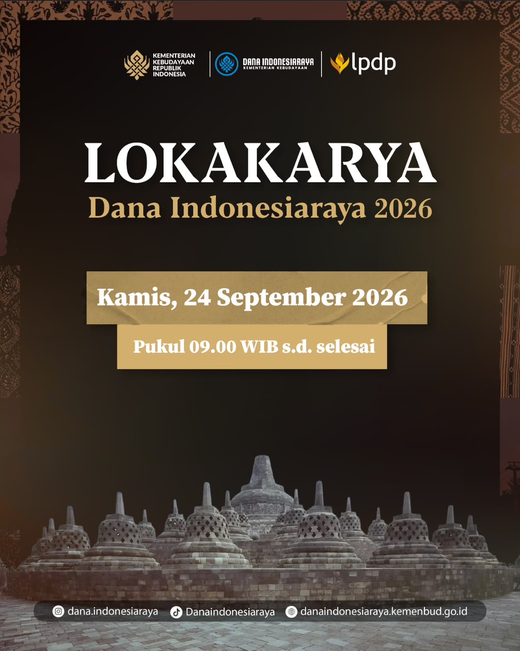 Lokakarya Dana Indonesia Raya, 24 September 2026